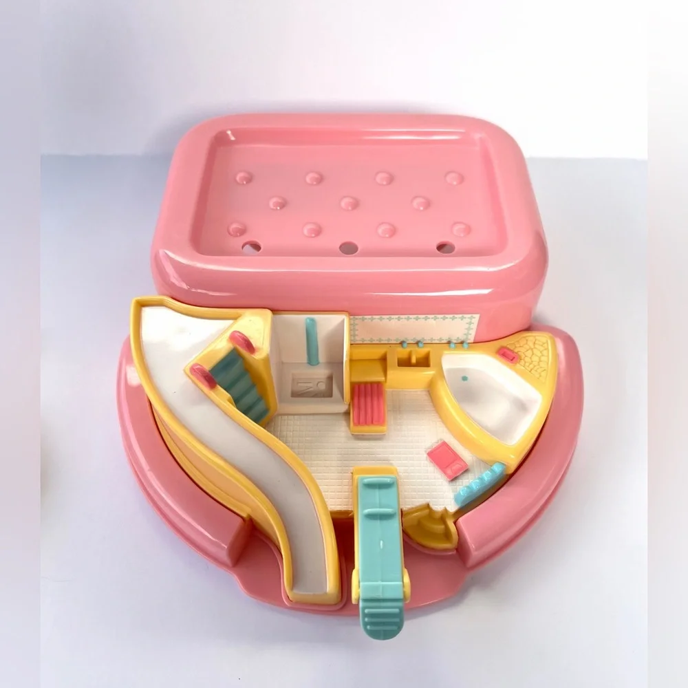 1990 Polly Pocket Bath Time Soap Dish - complete - Picture 2 of 8